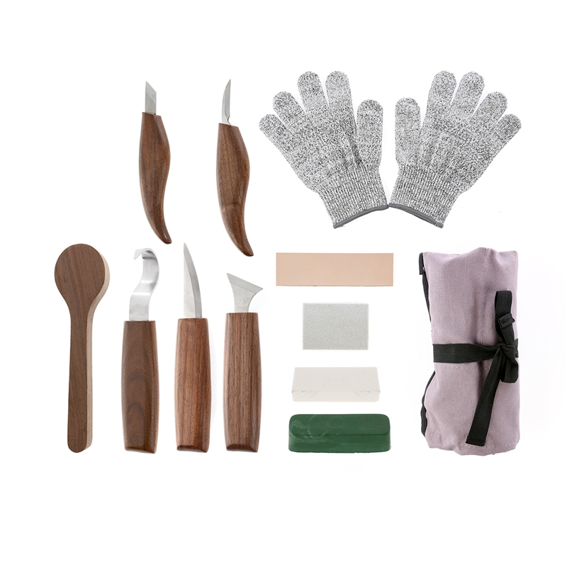 Wood Chisel Set - 12PCS Set Pahat Ukir Kayu Baja