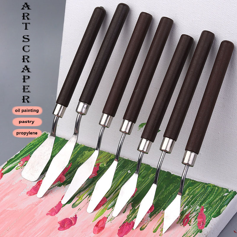 Drawknife Blade - Pisau lukisan minyak baja tahan karat,