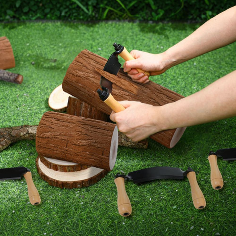 Drawknife Blade - Alat Pengupas Kulit Kayu Manual dengan
