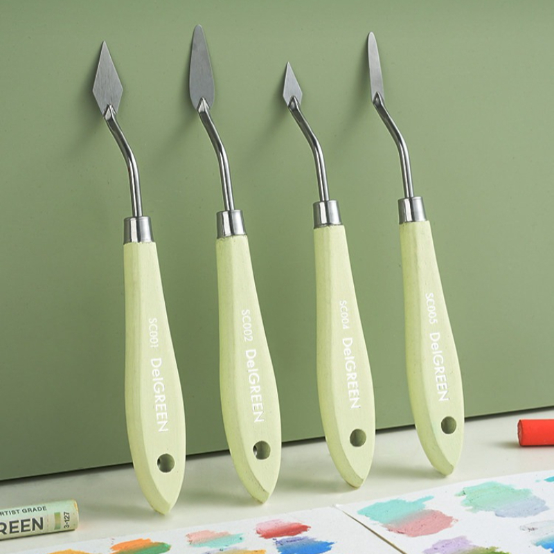 Drawknife Blade - Pisau Lukis Minyak Baja Tahan Karat,