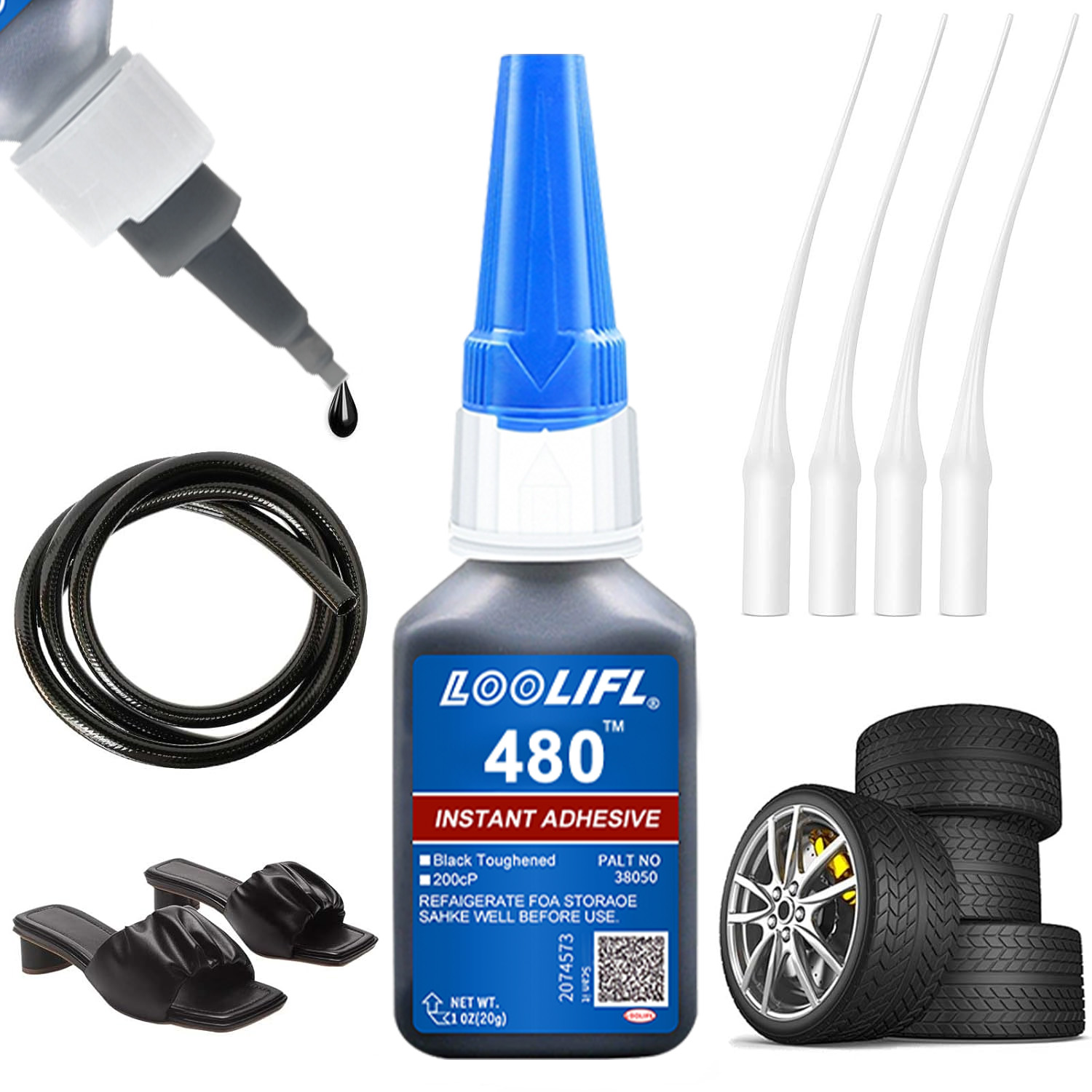 Woodworking Glue - 480 Lem Hitam Kuat Cepat Kering,
