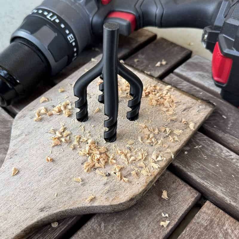 Woodworking Jokes - Mainan Mata Bor Plastik Berbentuk Kayu