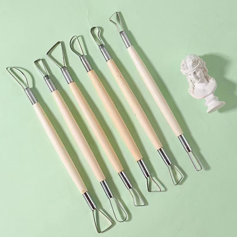 Wood Chisel Set - 6 buah alat ukir patung tanah