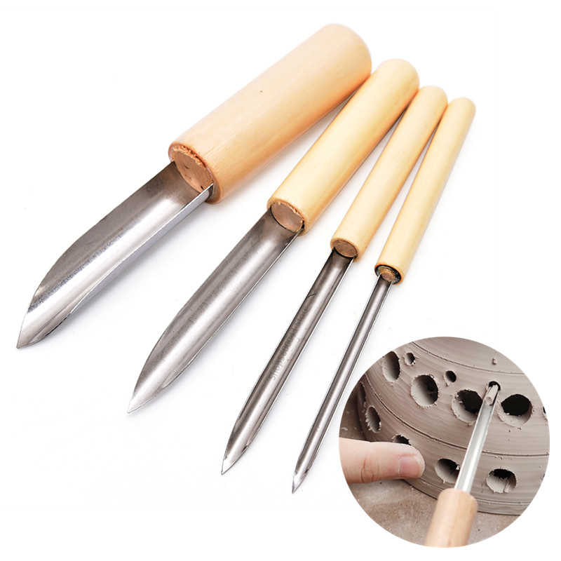 Alat Tembikar Puncher 4 Bagian - Wood Chisel Set ulasan dan harga