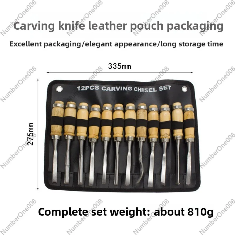 12PCS Set Alat Ukir Kayu Profe - Wood Chisel Set ulasan dan harga