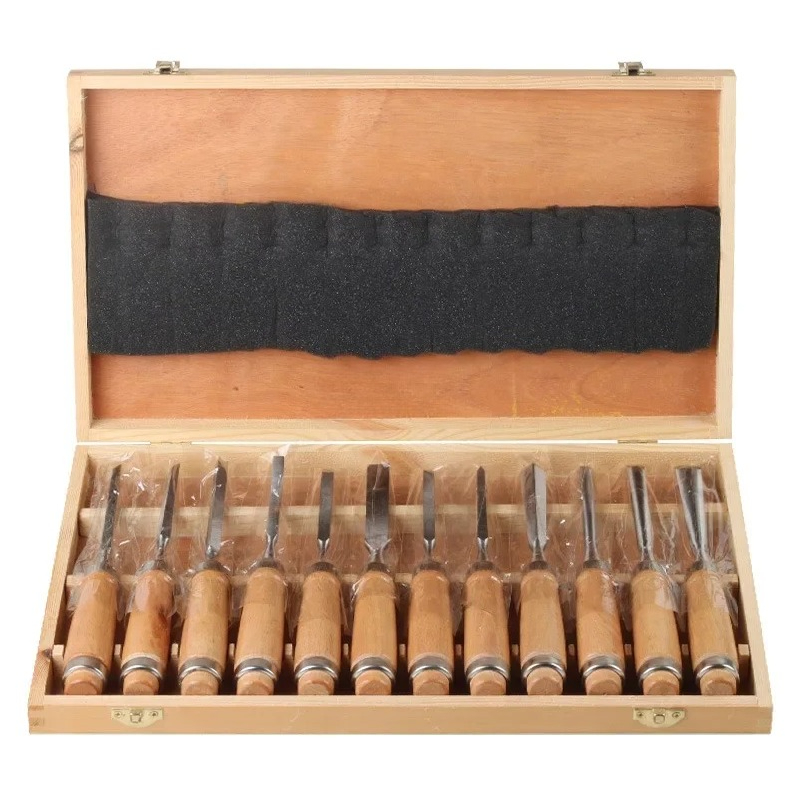 Set Pahat Kayu Manual 12 Buah, - Wood Chisel Set ulasan dan harga