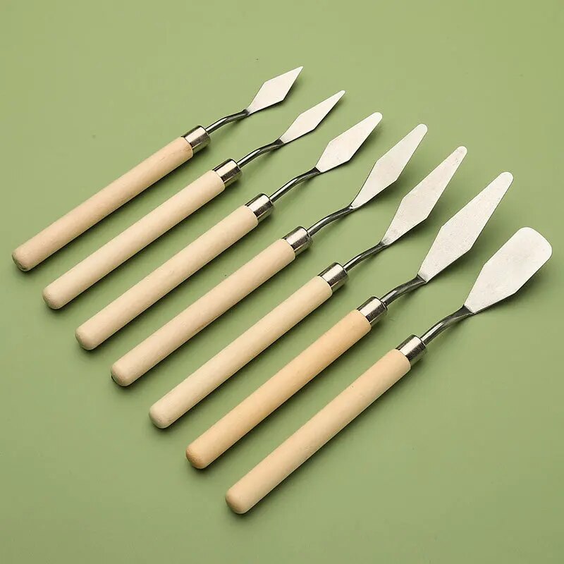 7 Buah/Set Set Pisau Lukisan M - Drawknife Blade ulasan dan harga