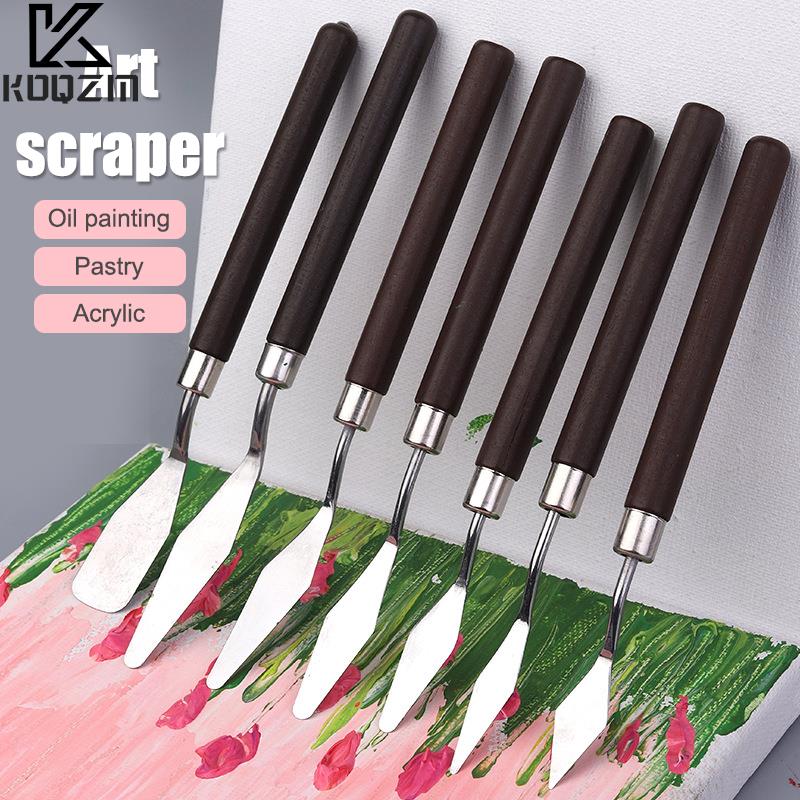 1-7Pcs Palet Kit Spatula Baja  - Drawknife Blade ulasan dan harga